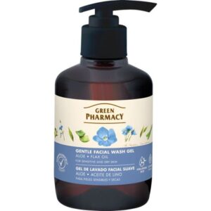 Green Pharmacy Gel Limpiador Aloe y Aceite de Lino