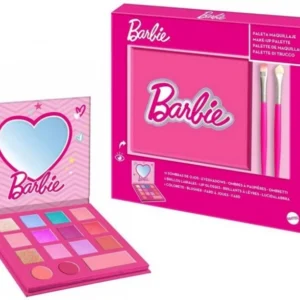 Barbie Set Barbie Paleta de Sombras + 2 Brochas