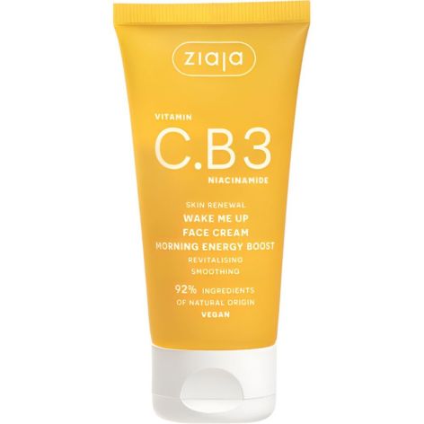 ZIAJA Vitamin c.b3 Niacinamida Crema Facial de Día Revitalizante